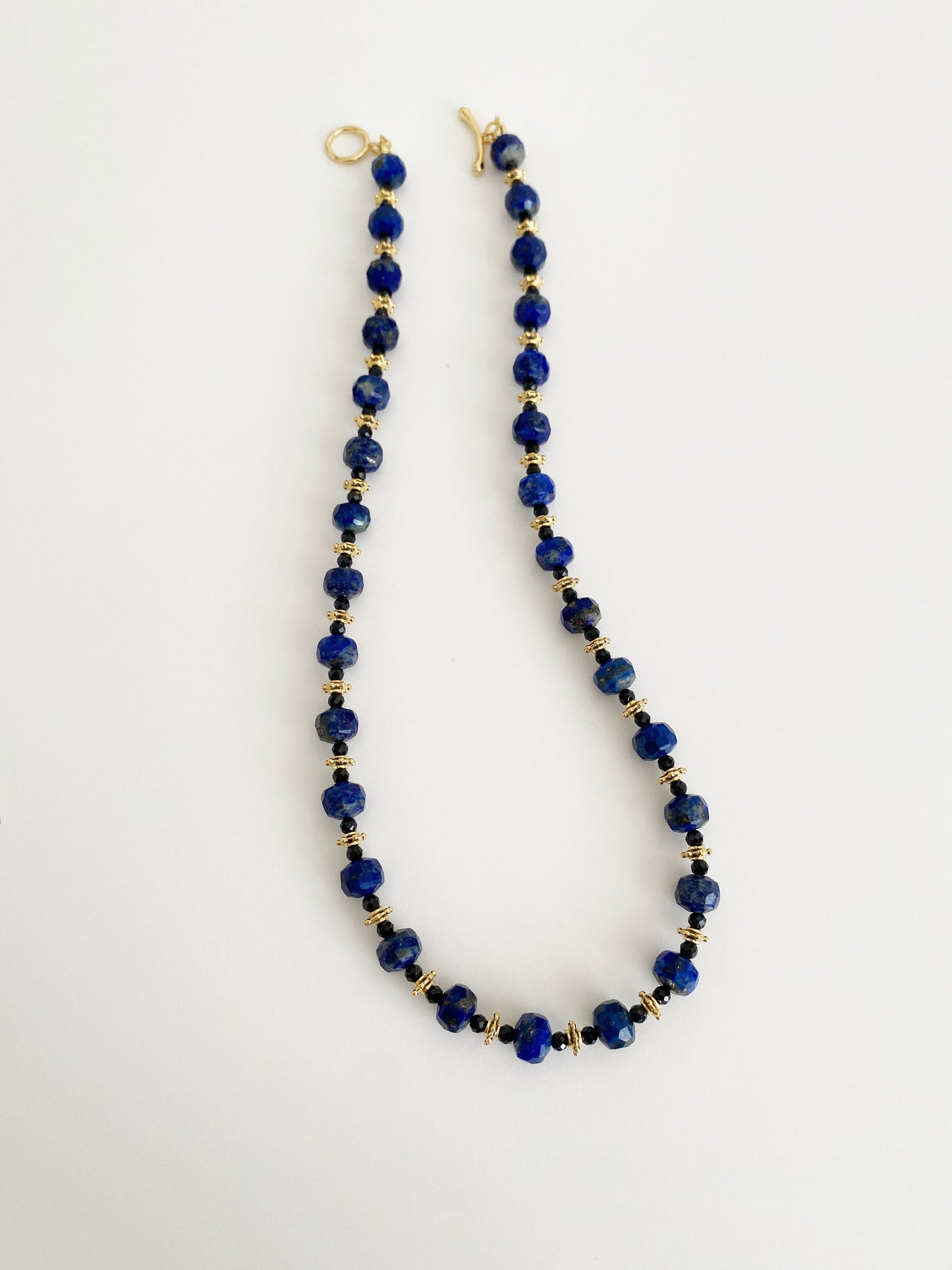 Handmade Fashion Natural Stone Lapis Lazuli Spinel Necklace