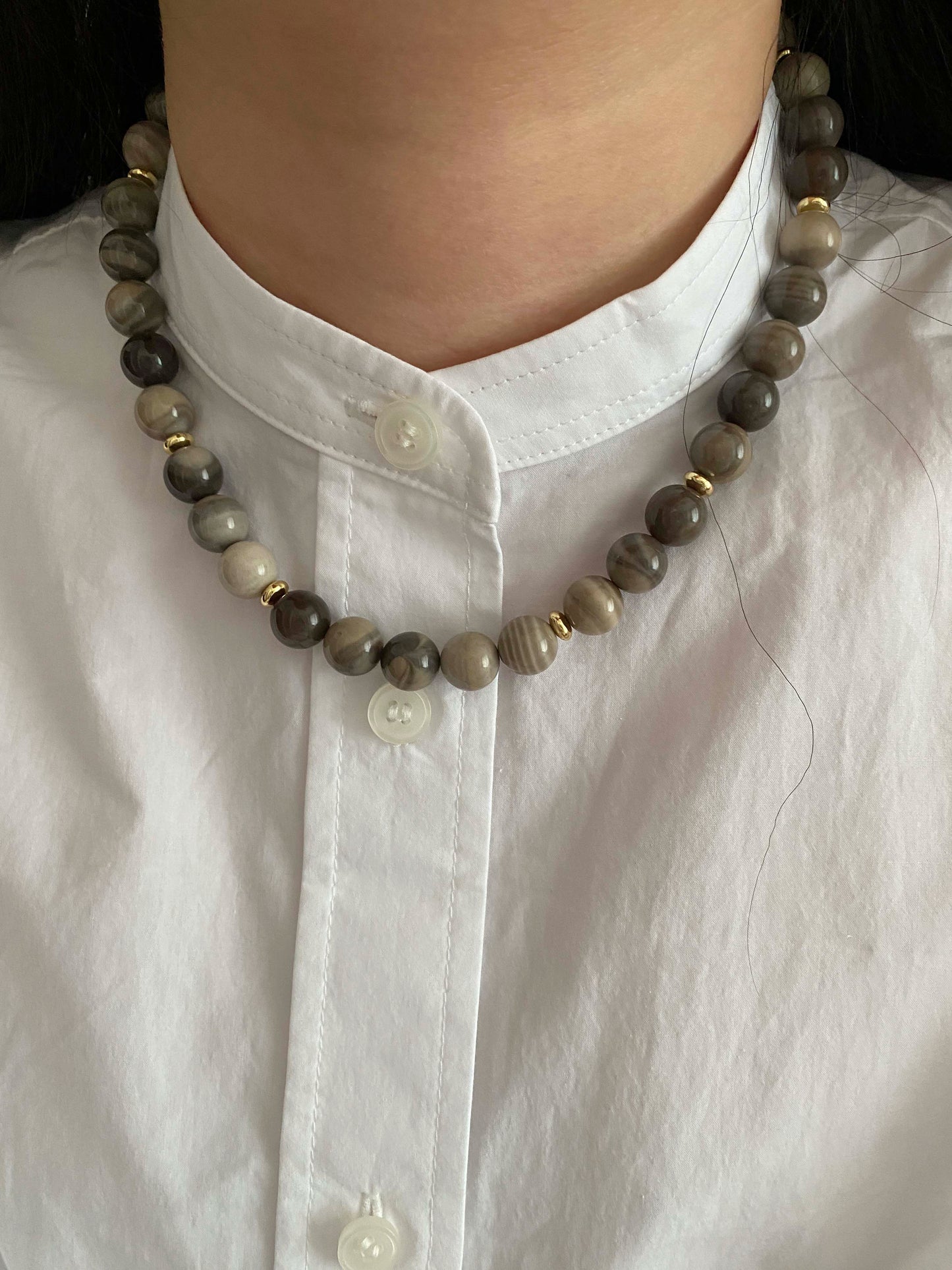 Handmade Fashion Natural Stone Necklace